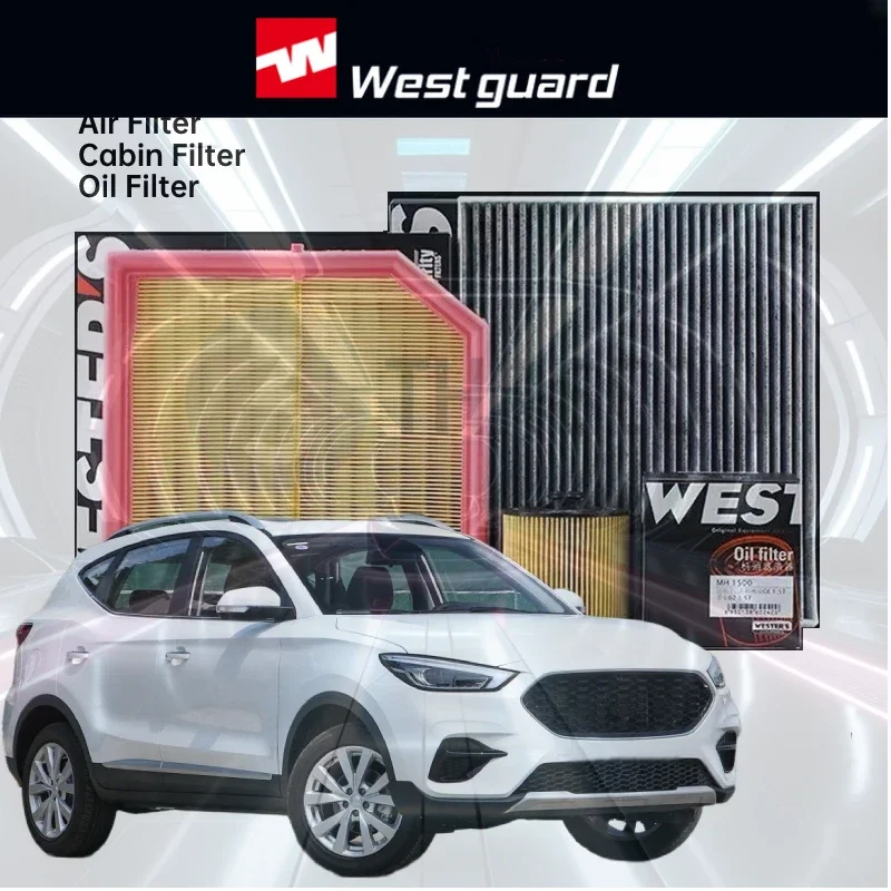 

For MG ZS 1.0T 1.5L 2017- WESTGUARD MA9583 MO9480 MK9583 High Air Flow Volume Air Filter Oli Filter and Cabin Filter Set/3PCS