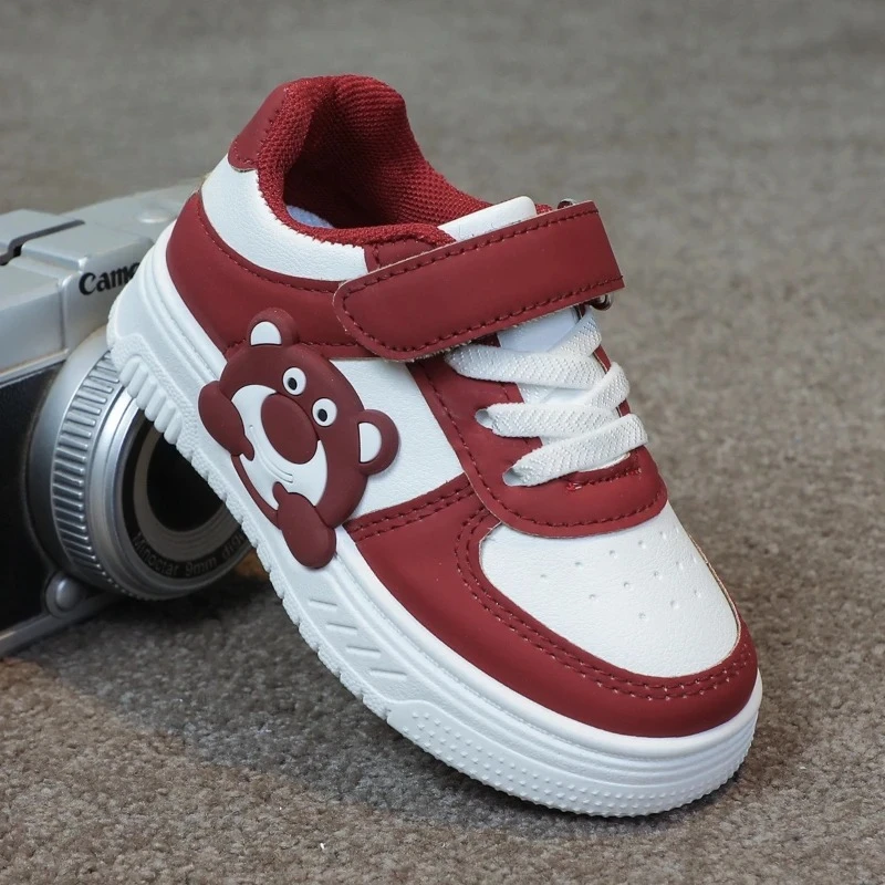 

2025 Kids Low-Top Sneakers, Breathable Wear-Resistant Cartoon Flat Shoes for Girls & Boys Casual Sports