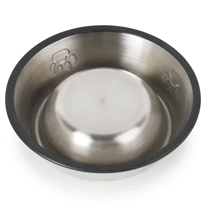 Quality Paw Stainless Steel Pet Dog Bowl Feeder Skidproof Anti-ant Shape Cat Dog Bowls Food Accessories Pet Supplies