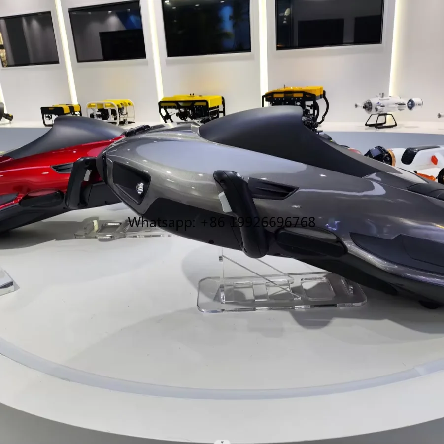 

Portable Underwater Sea Scooter With Dual Motor Diving Swimming Snorkeling Submersible Compact Remote Speed Pool Boat Release fa