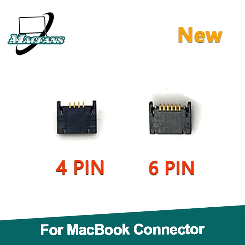 

4PIN 6PIN New Connector For MackBook Pro/Air Retina 13" A1465 A1466 A1502 A1398 A1425 A1706 A1707 A1989 A1990 A2159 Connector