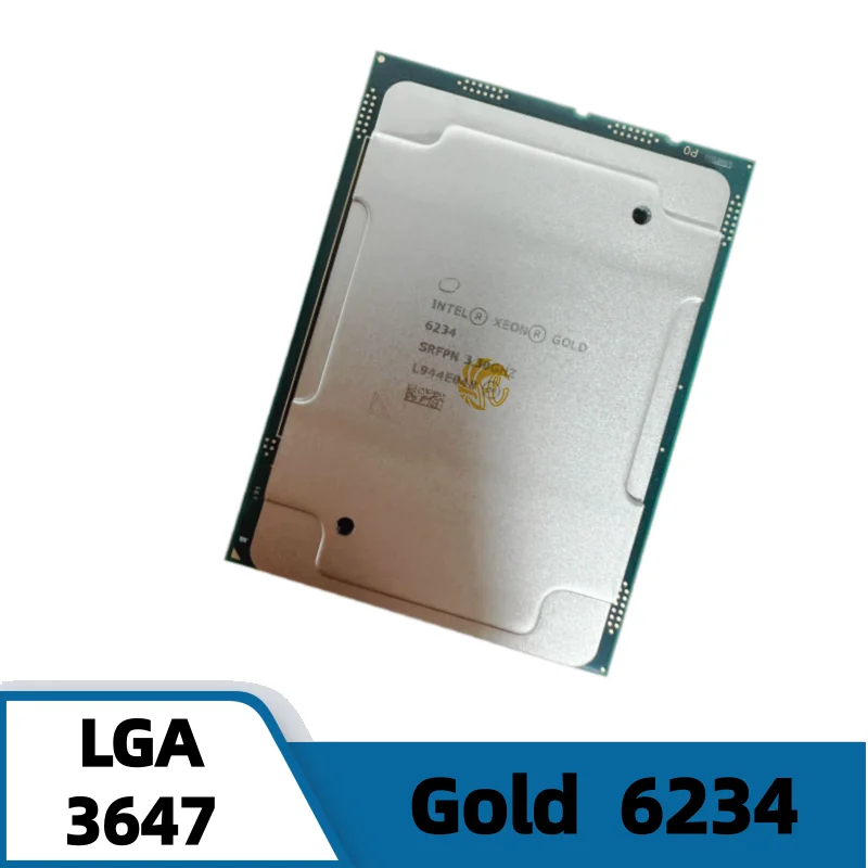 

Xeon Gold 6234 CPU 8 Cores 16 Threads 3.3GHz 24.75MB 130W Processor LGA3647 for C621 Motherboard GOLD6234