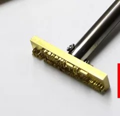 

Латунная форма для изготовления логотипов с задним винтом, 1 шт.