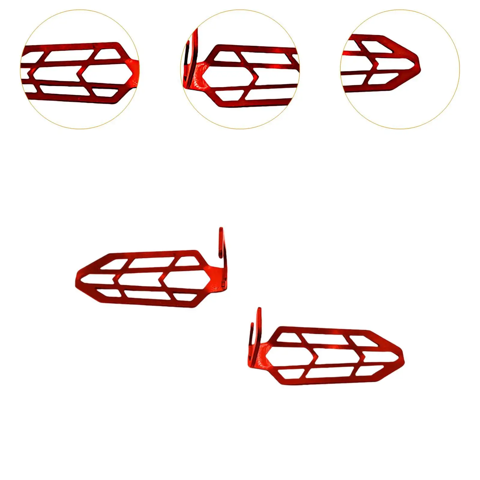 2 قطعة دراجة نارية بدوره إشارات ضوء درع ملحق لهوندا Adv 160 #5