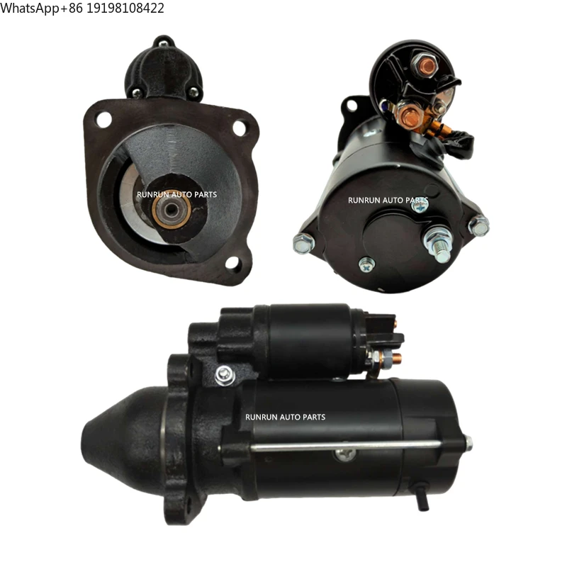 Motor de Arranque de 12V 3.0KW 10T para Perkins Iskra Massey-Ferguson 2873K621 113654 2873K632 T410874