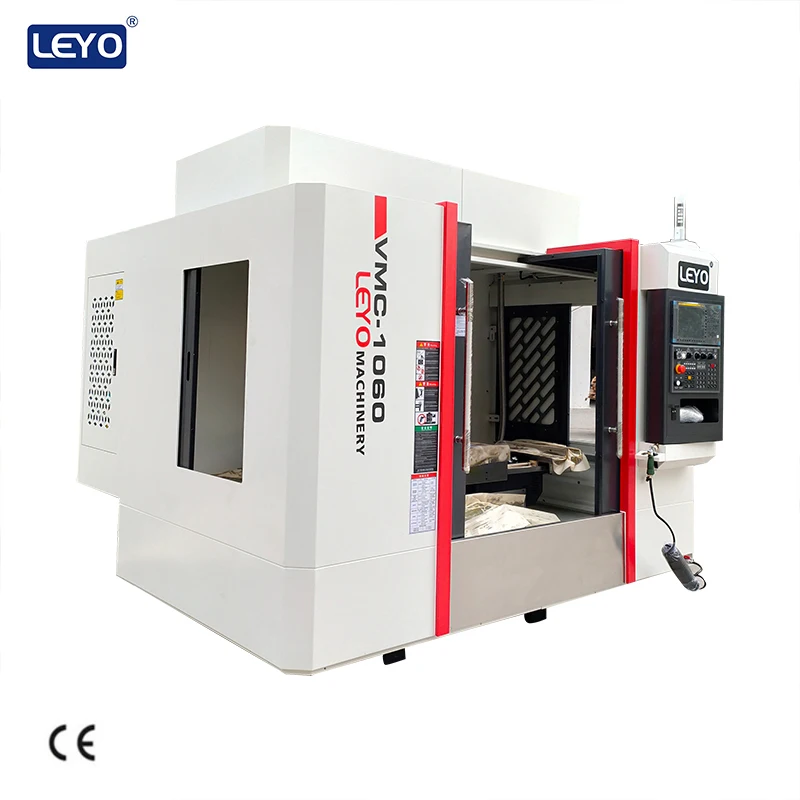 LEYO Vmc1060/1160/1165 Chinese Manufacturer 3-Axis 4-Axis 5-Axis Steel Cutting And Milg Hine Vmc Cnc Hining Center