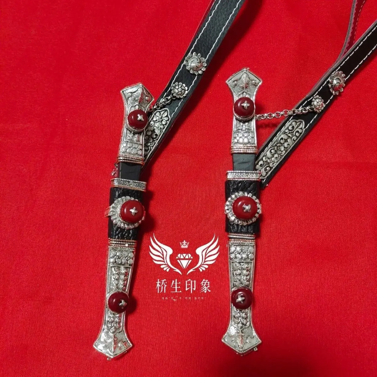 

Tibetan waist copper accessories pendant alloy silver plating does not fade