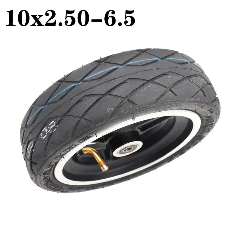 Neumático sin cámara para patinete eléctrico, rueda delantera y trasera, resistente al desgaste, antideslizante, 10x6,5-2,50, 10x2,50-6,5