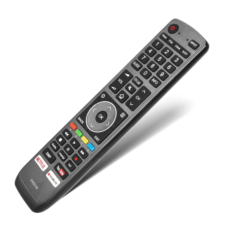 EN3D39 Control Remoto Compatible con Hisense, para Televisores Hisense 4K UHD H45N5750 H50N6800 H50N5900 H55N6800 H60N3500 H65N5750