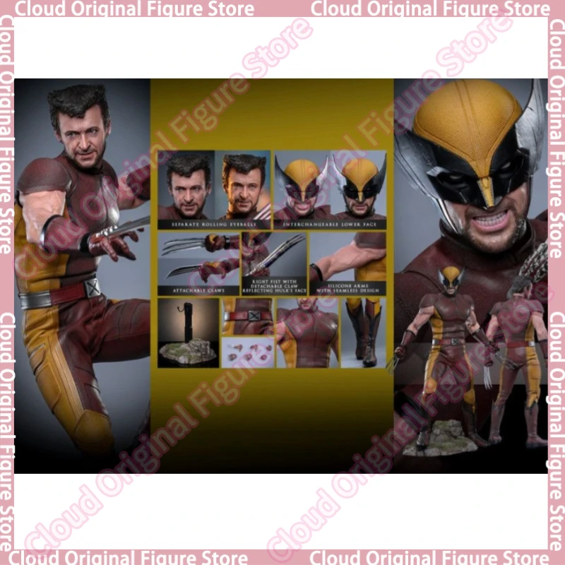 

В наличии оригинальные горячие игрушки Mms831 Дэдпул и Росомаха Росомаха (классический коричневый) 1/6 масштаб Коллекционная фигурка игрушки в подарок