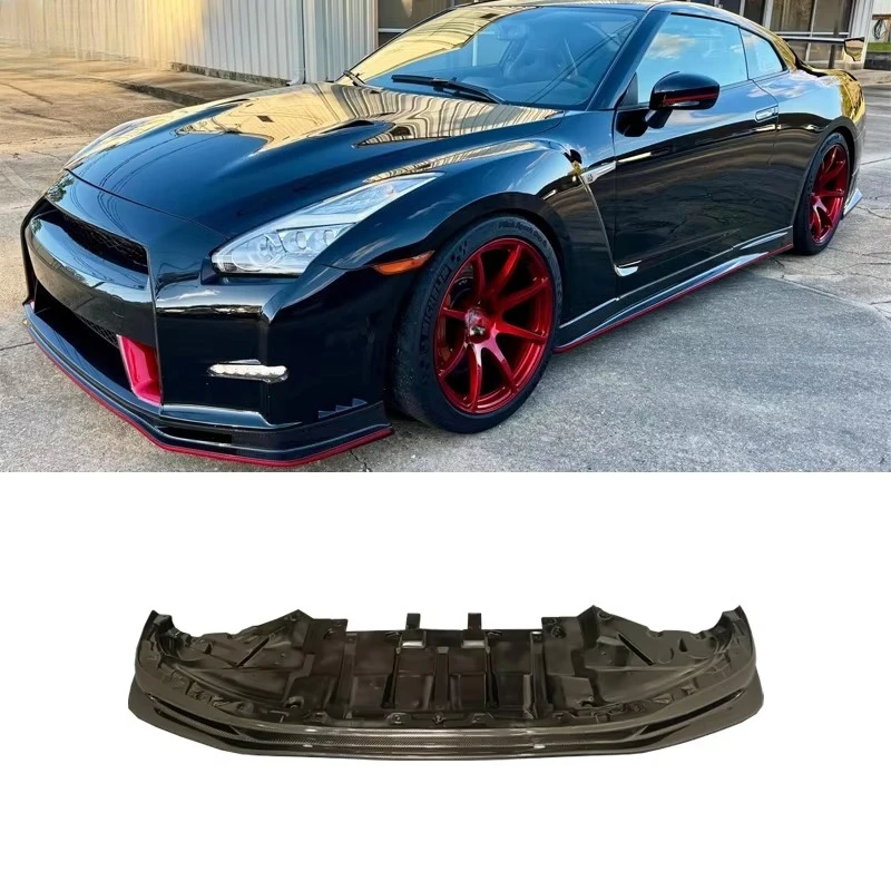 

Hot-selling FORNissanGTR R35 2012-2016 Front Bumper Lip Carbon Fiber