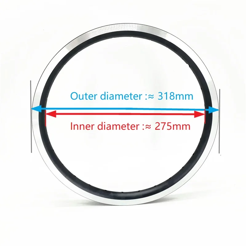 16 Inch 305 Folding Bike Rims Aluminum Alloy Double Wall Rim 20 24