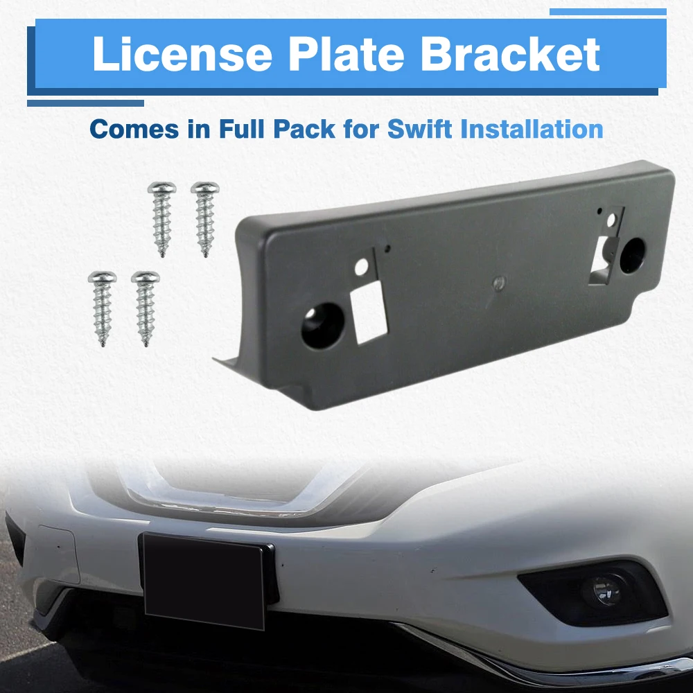 

For Nissan Murano LE S SL 2009 2010 Front Bumper License Plate Mounting Bracket Kit Automotive Accessories 962101AA0A NI1068109