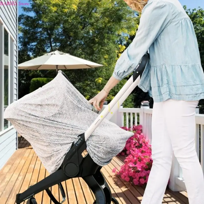 C9GB محمول عربات الأطفال المظلة المظلة قابلة للتعديل للرضاعة الطبيعية للاستخدام في الهواء الطلق