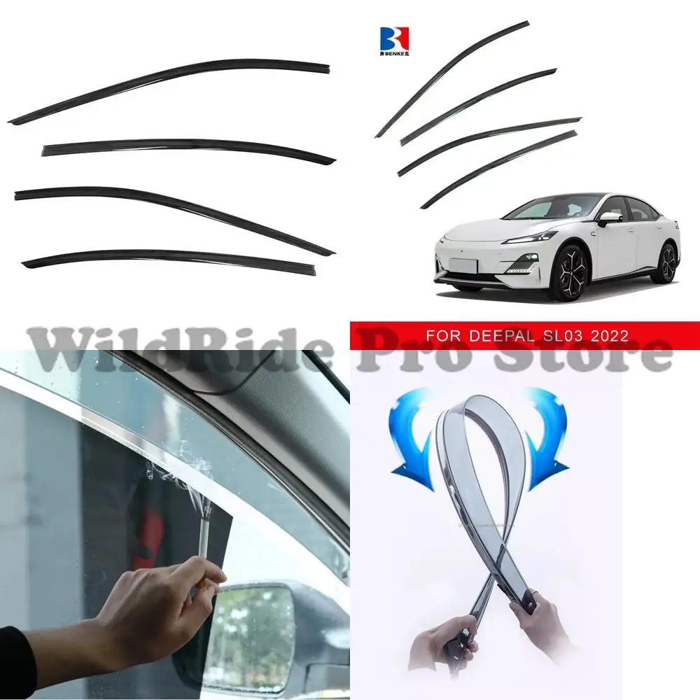 

1 set deep blue DEEPAL SL03 SL07 vent sunshade windshield rain guard accessories