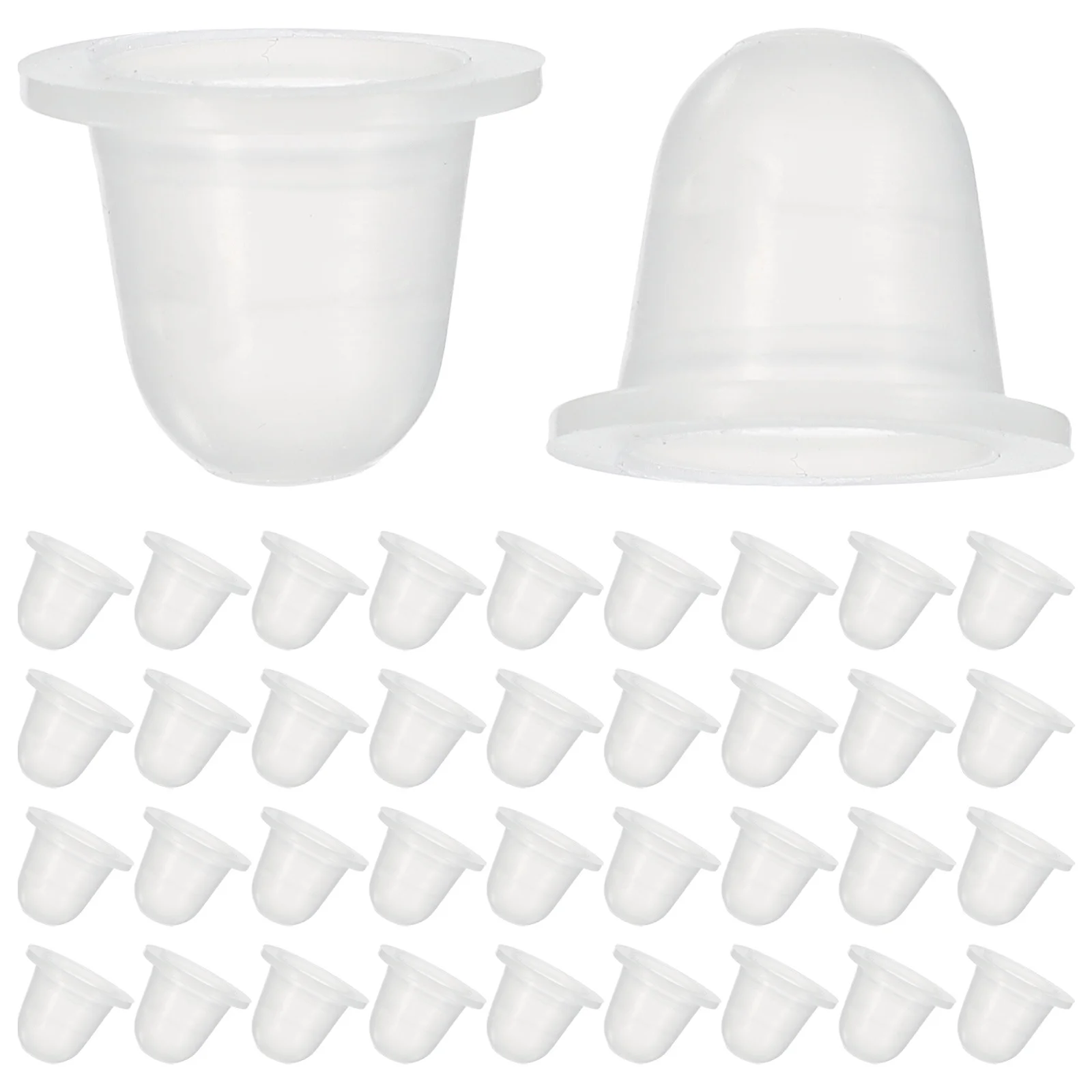 

200Pcs Ink Cups Clear Silicone Large Pigment Holders for Tattoo Semi Ink Supplies Kit Pigment Cups