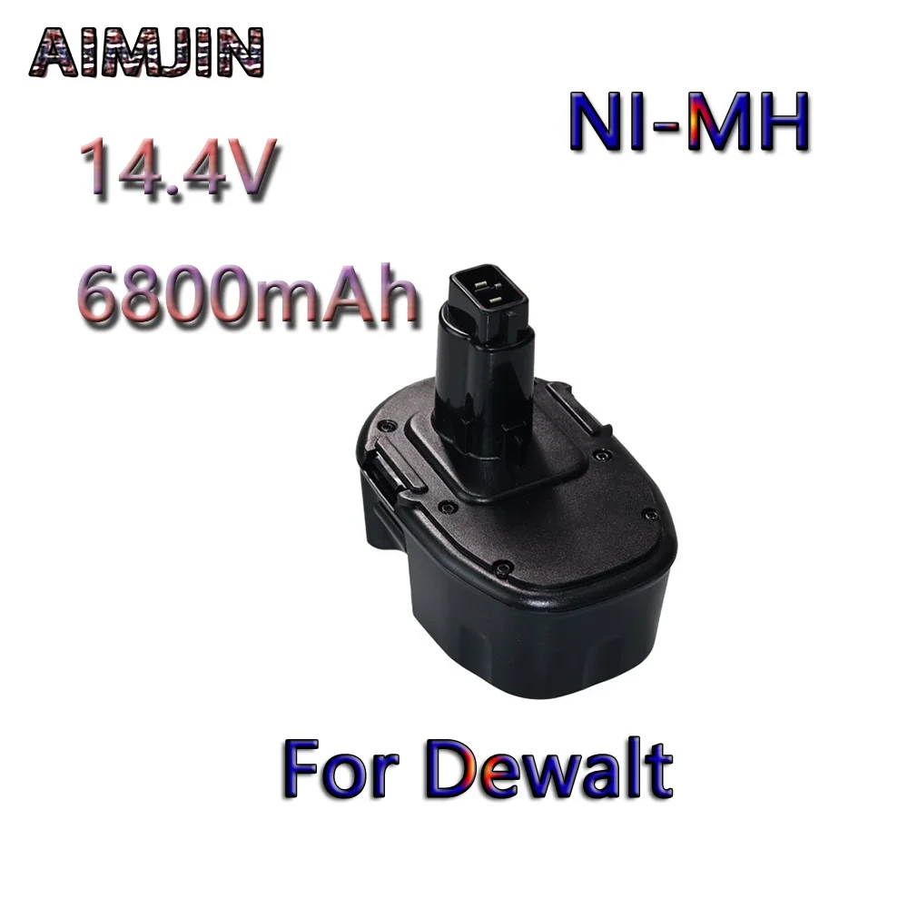 

Ni-MH 6800mAh Replacement Battery for Dewalt 14.4V XRP DC9091 DC9094 DW9091 DE9091 DE9092 14.4 Volt Cordless Power Tools