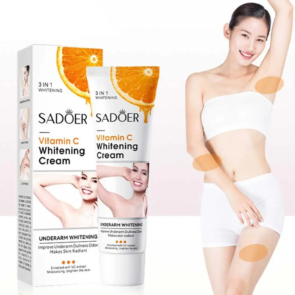 50g Vitamin C Body Cream Skin Cream Armpits Elbows Knees Moisturizing Body Lotion Cream Body Care