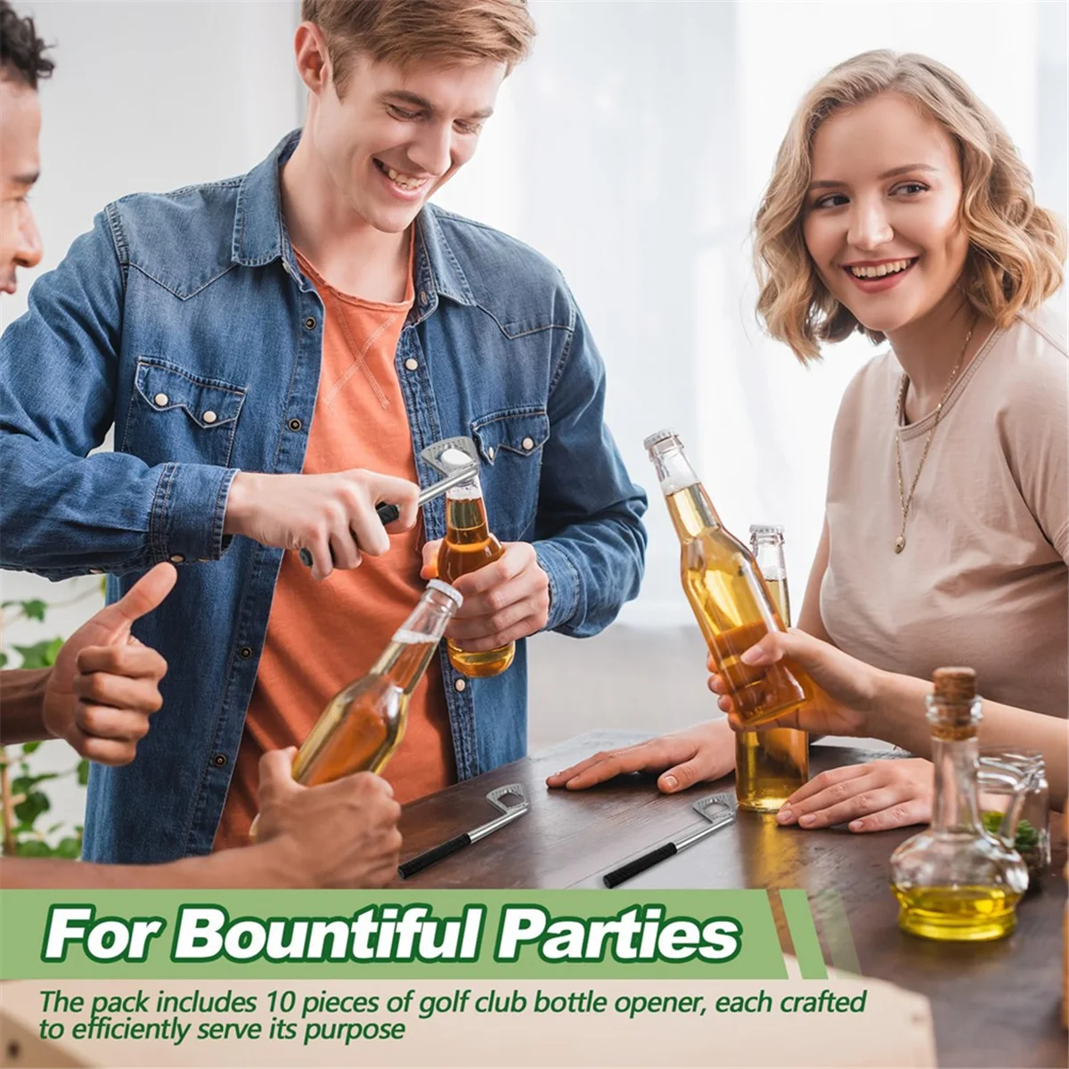 5 قطعة نادي الغولف فتاحة الزجاجات الجدة البيرة هدية الغولف الديكور فتاحة البيرة للاعب الغولف جولف عاشق البيرة المتحمسين الساخن