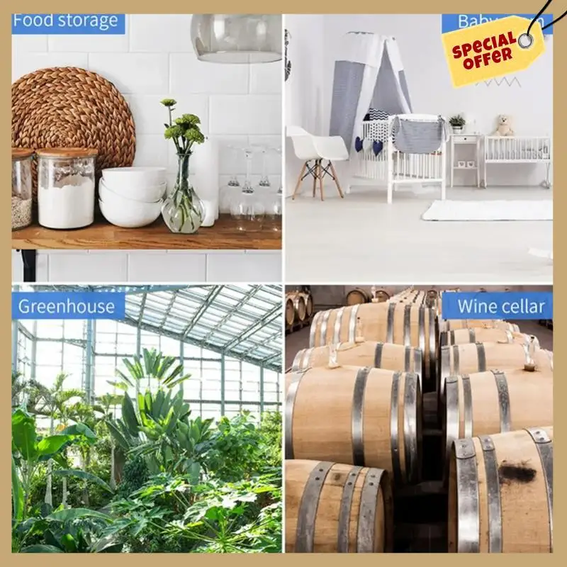 أداء مستقر-Tuya Bluetooth PT216B مقياس درجة الحرارة والرطوبة الذكي مقياس الحرارة الداخلي والخارجي مستشعر الرطوبة G