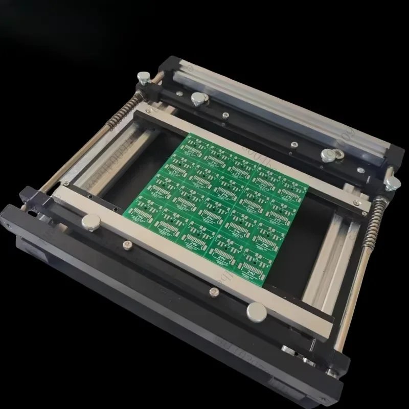 PCB Steel Mesh Solder Paste Printing Table Manual Small Micro Screen Printing Machine Solder Paste Printing Manual