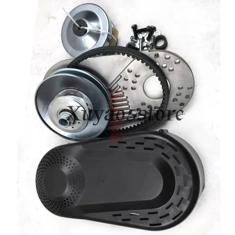 Go-kart 168F engine clutch, CVT transmission system, casing and shaft accessories, gear 420