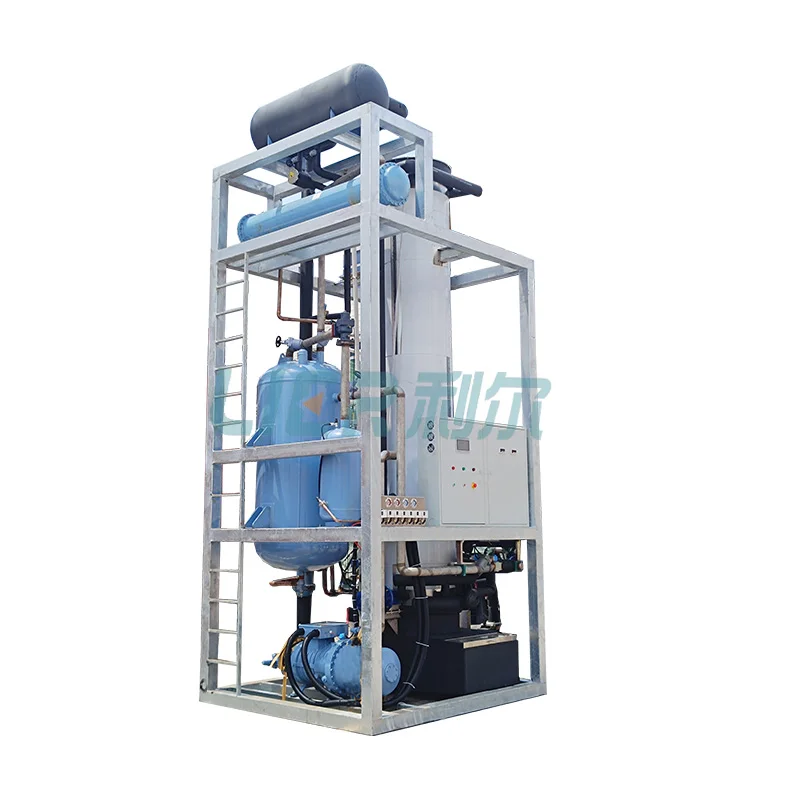New Design Compact Size Cheap Price Tube Ice Machine 30Ton Water Cooling Condenser