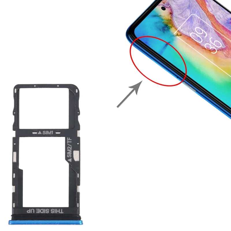 For TCL 20 5G SIM Card Tray + SIM / Micro SD Card Tray