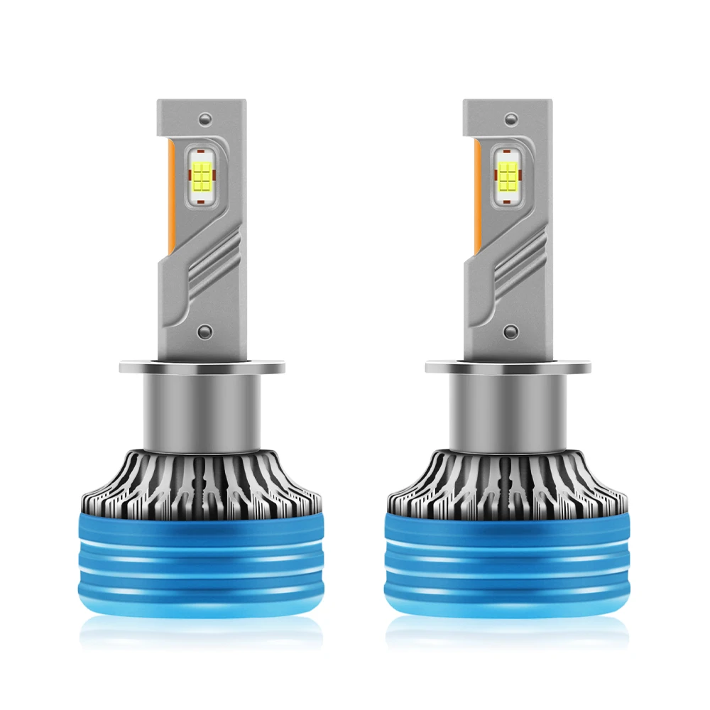 

2PCS H1 HeadLight LED Car Lamps High Power 180W Single Copper tube 20000LM Car Bulbs 6000K DC12V Cooling fan design