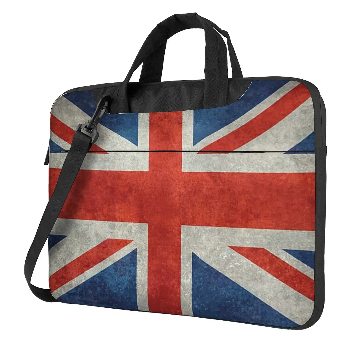 

British Union Jack Flag Grungy Version Laptop Bag Shockproof Case Computer Bag 13 14 15.6 Crossbody Laptop Pouch For Macbook Pro
