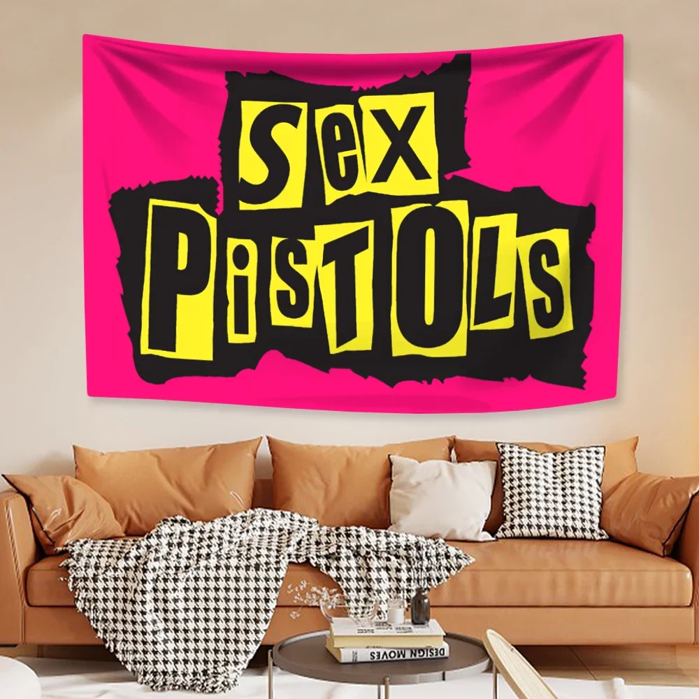 One Of The Influential Punk Band Tapestry Rock Music Home Decor Aesthetics Large Fabric Wall Hanging Dormitory Decoration