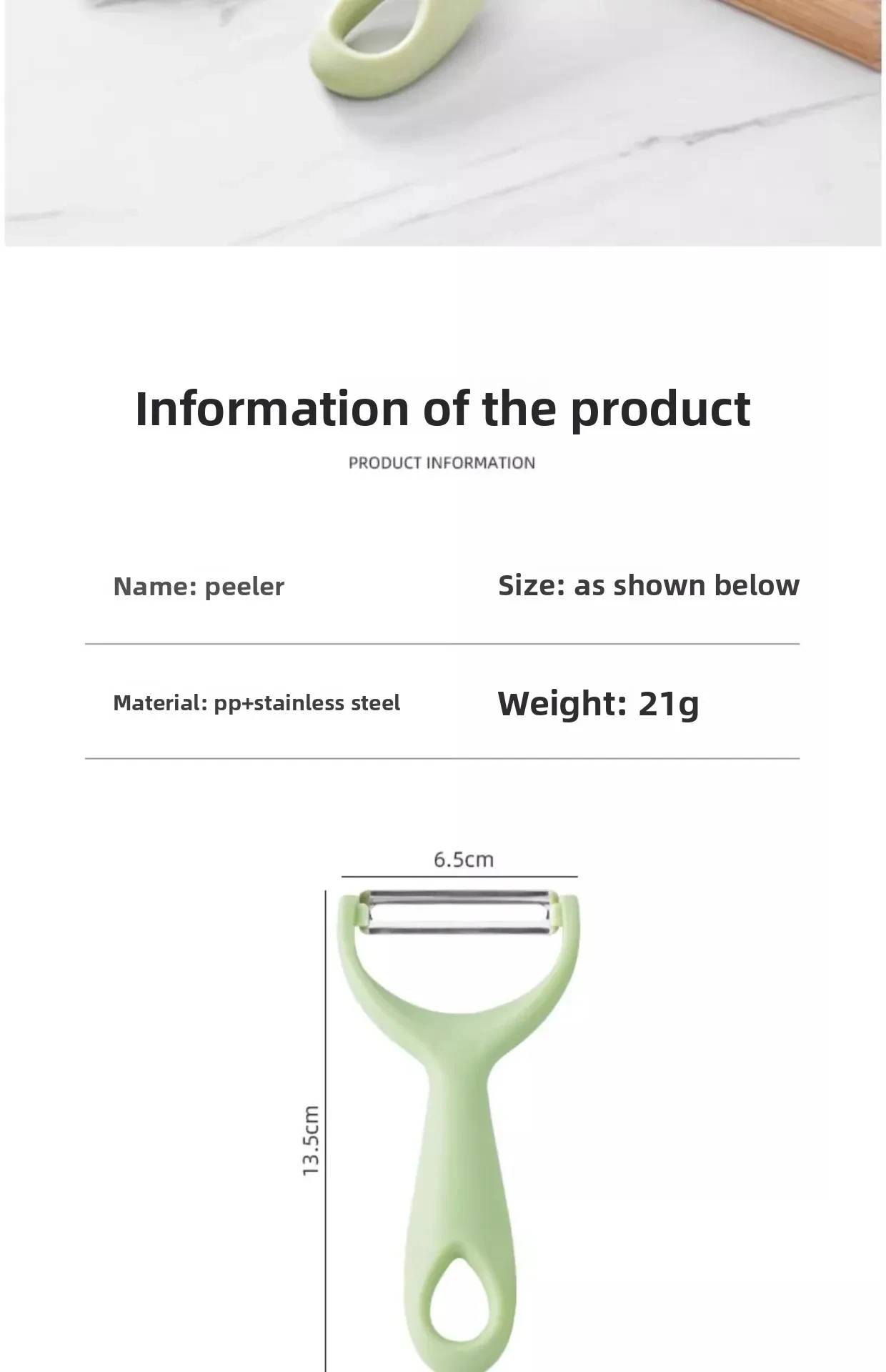Stainless Steel Peeler With PP Handle Potato Vegetable Fruit Peeling Tool Kitchen Gadgets Kitchen Utensils Eco-friendly Gadget
