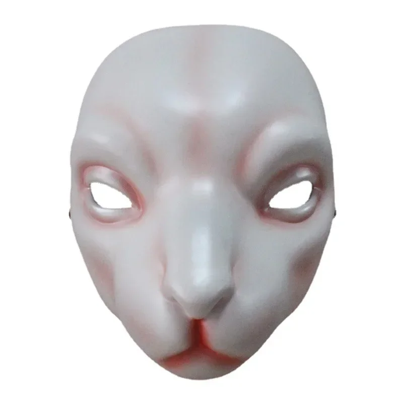 Muscle Rabbit Mask Halloween Dress Up Crazy Rabbit Party Performance Props Resin Process