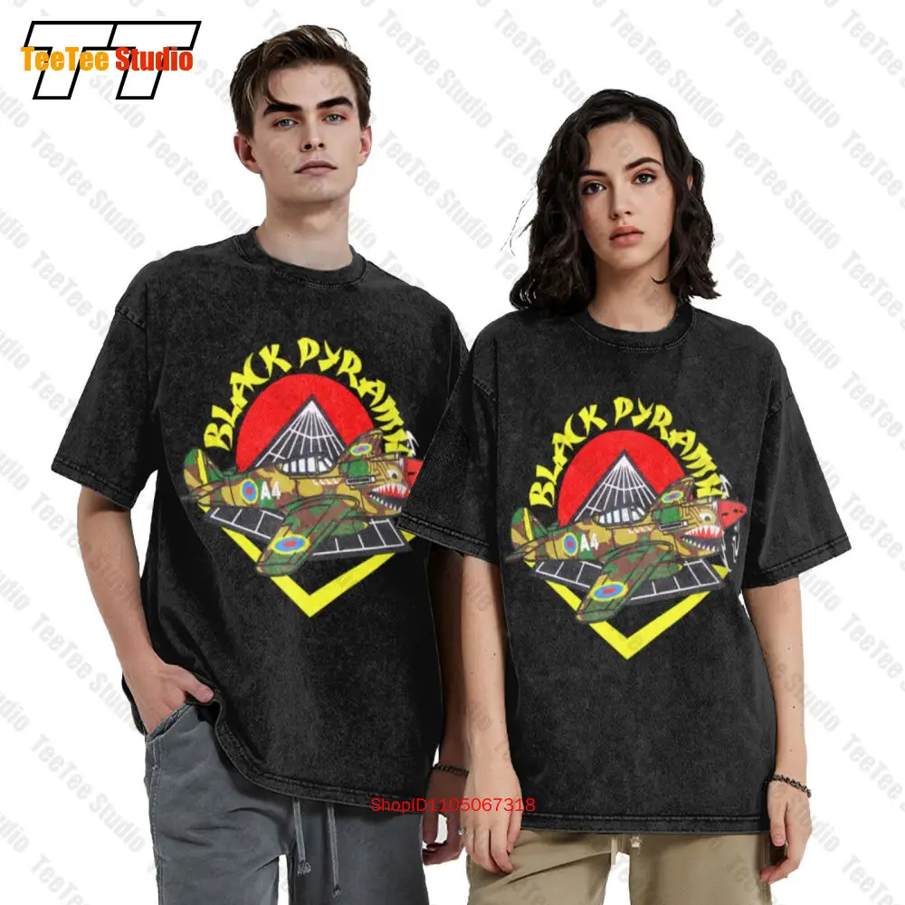 Black Pyramid A4 Bomber Plane Vintage  T-Shirt M78K