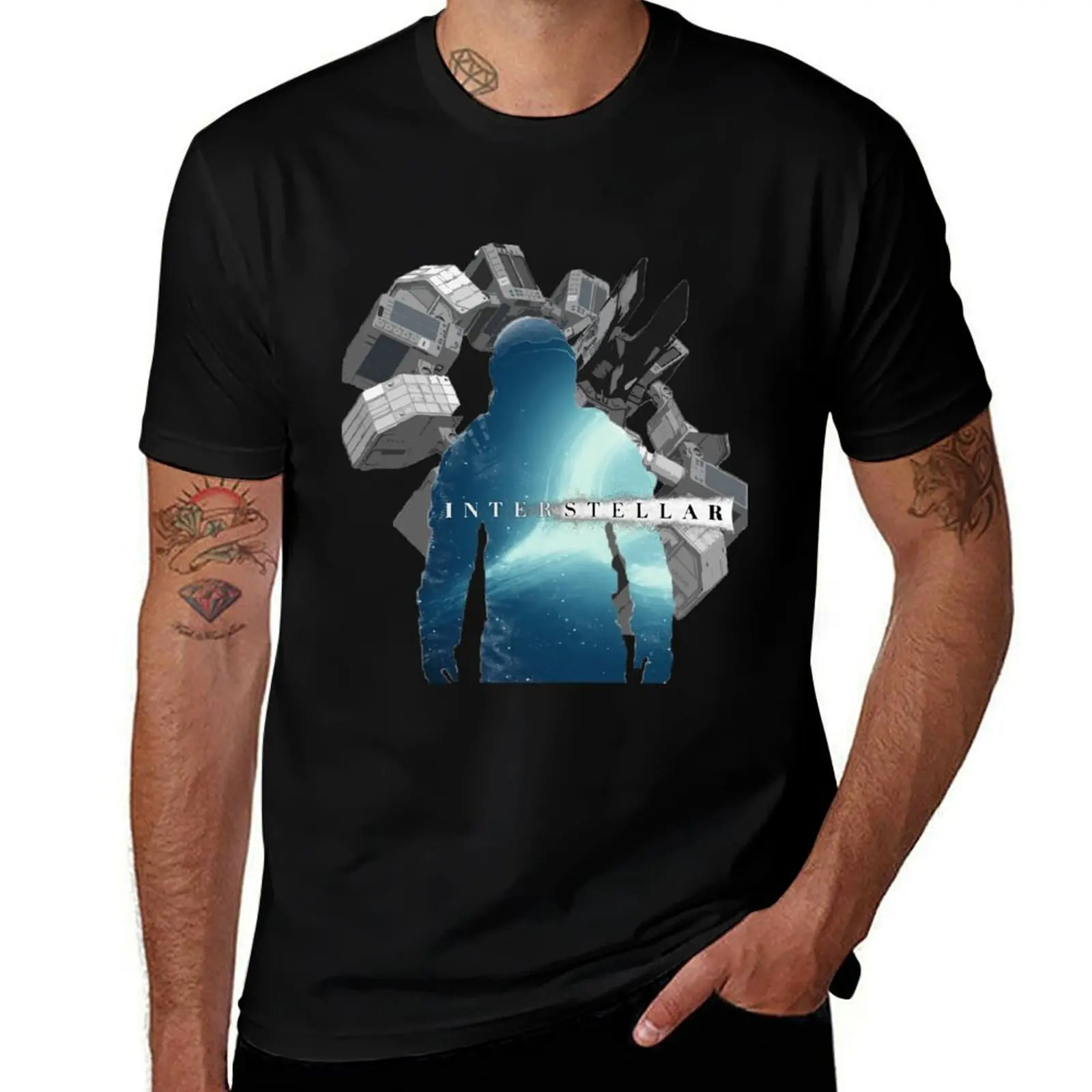 Interstellar wallpaper T-Shirt Festival Party Tee Top