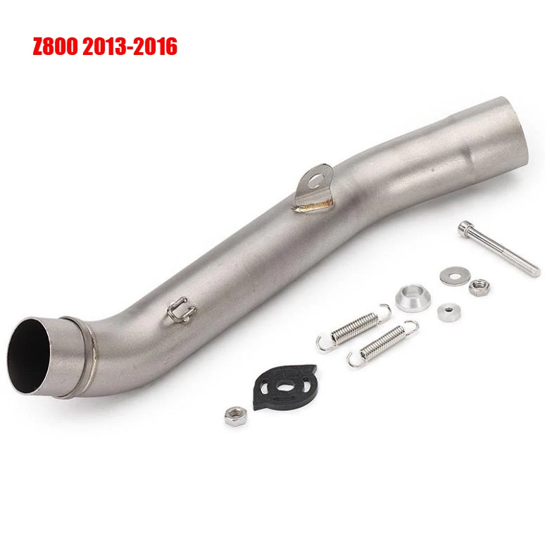 For KAWASAKI Z750 Z 750 2004 - 2008 Z800 Z 800 2013 - 2016 Years fits 51mm Motorcycle Exhaust Muffler Link Middle Tube Connect