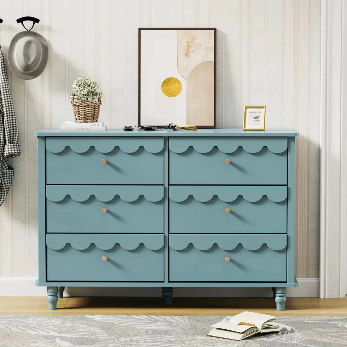 medieval dopamine solid wood chest, modern simple living room storage integrated storage cabinet