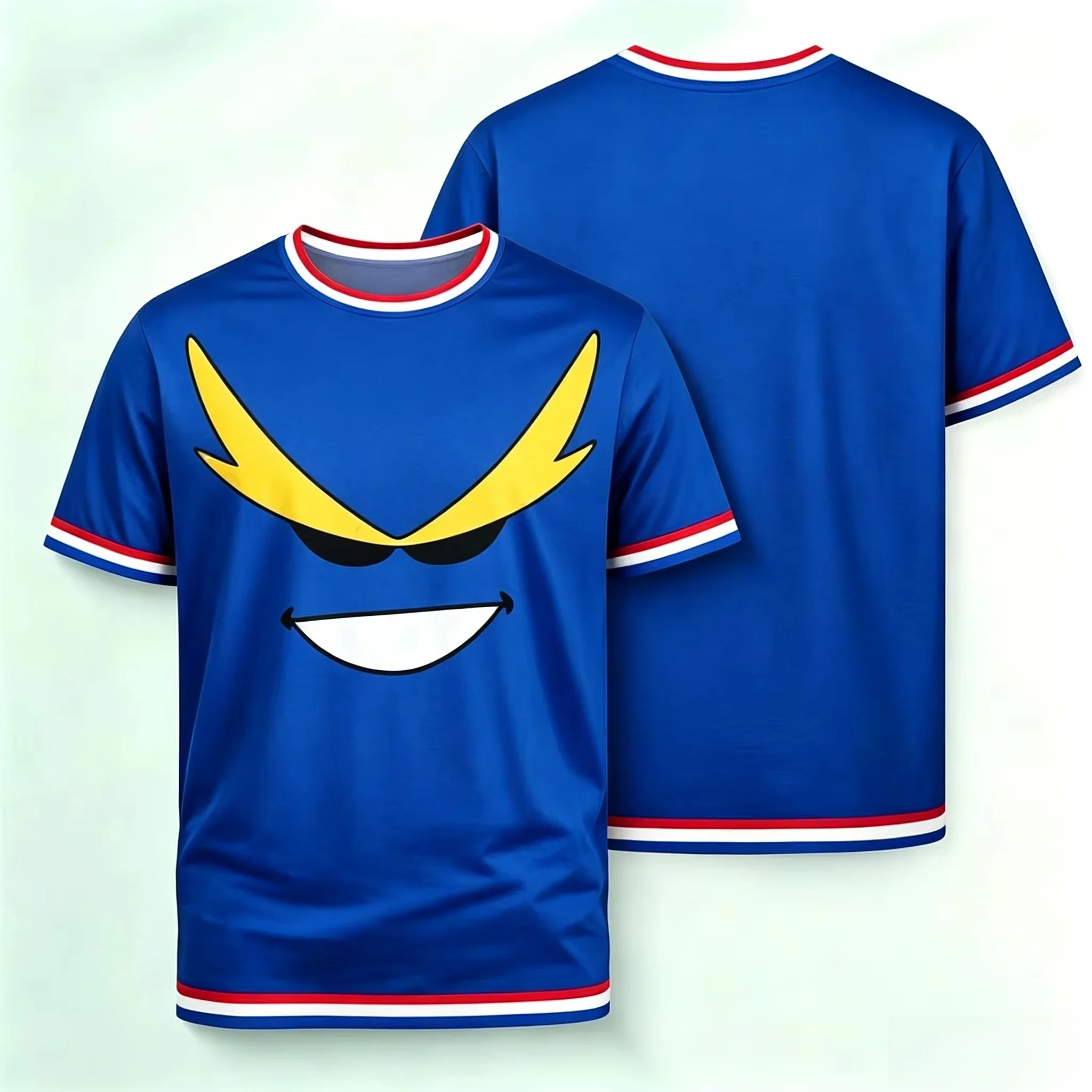 2026 My Hero Academia Final Season All-Powerful T-shirt, Same Style, Cosplay Short-sleeved T-shirt for Both Men and Women