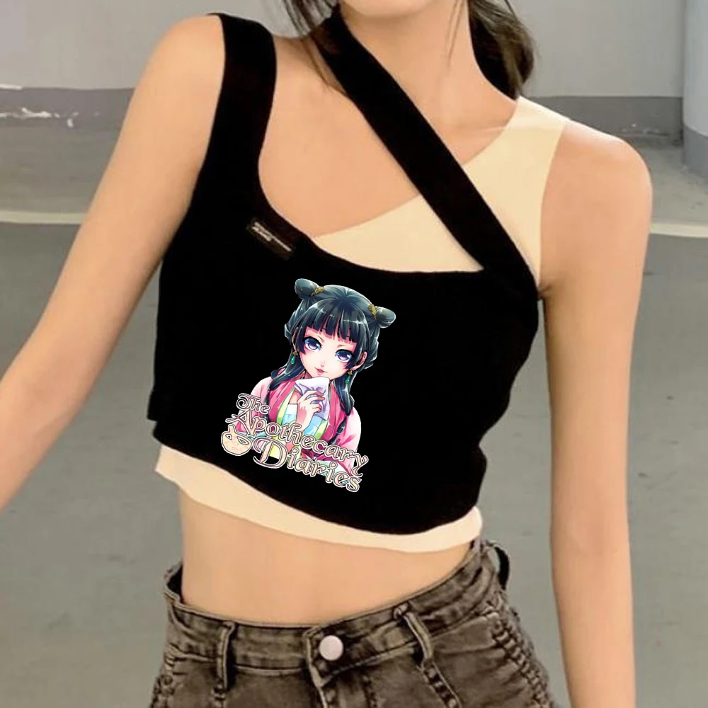 Apothecary Diaries cropped top ladies summer kawaii jojifuku alternative  japan tshirt jojifuku grunge alternative  cheap party