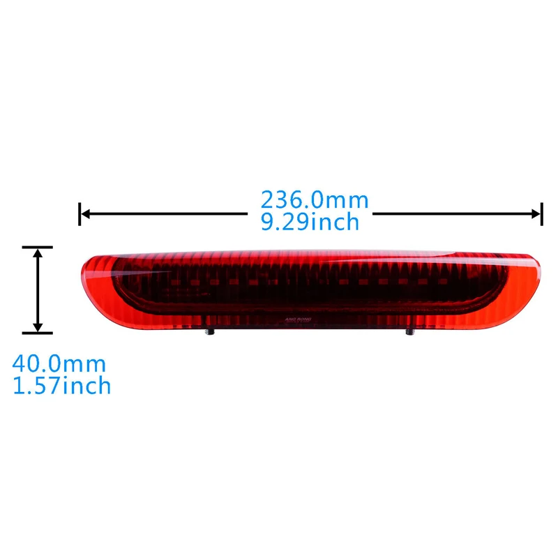 1Pc Red Lens LED Rear High Level Mount Brake Stop Light Lamp For Nissan Juke 2013-2017 26590-1KA0C 26590-1KA0B 26590-1KA0A