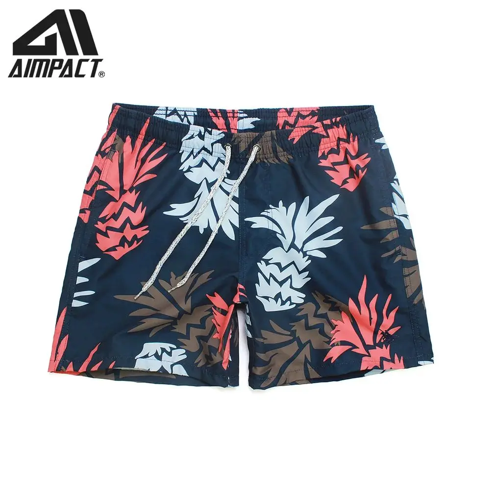 Tropical Summer Holiday Beach Swimming Short Trunks Fast Dry Men's Swimming Beach Surf Shorts Casual Fashion Male Hybird Shorts