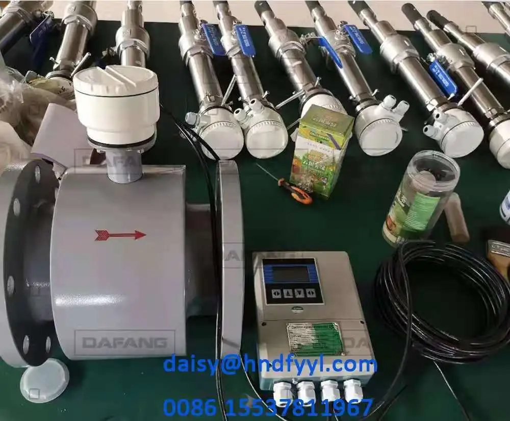 TLF 220 فولت RS485 4-20mA الناتج الرقمي DN80 مقياس التدفق الكهرومغناطيسي سعر المياه Medidor دي فلوجو Marcas مقياس الجريان المغناطيسي #4