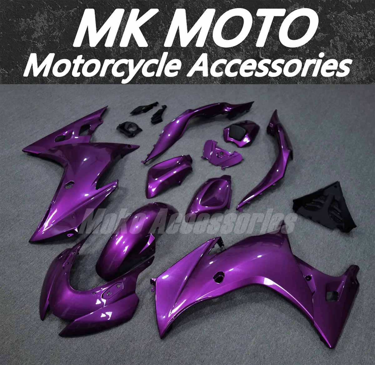 

Moke moto Fairings Kit Fit For GSXR125 2017 2018 2019 2020 2021 2022 2023 2024 Bodywork Set Injection US version Purple