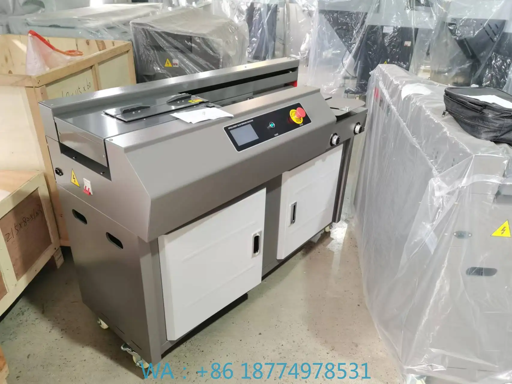 With Side Glue Basic 4.3-inch ScreenC20 A4 Size Automatic Hot Melt Glue Book Binding Machine
