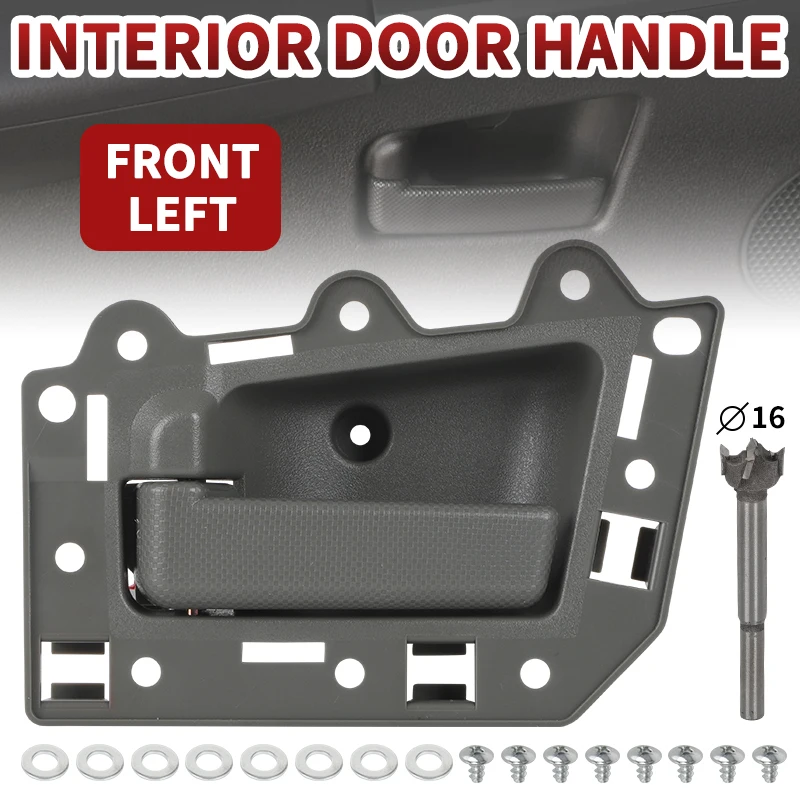 

Gray /Chrome Interior Door Handle For Jeep Grand Cherokee 2005 2006 2007 2008-2011 1JV461J3AA 1JV471J3AA 5HR421J3AK 5HR411J3AK