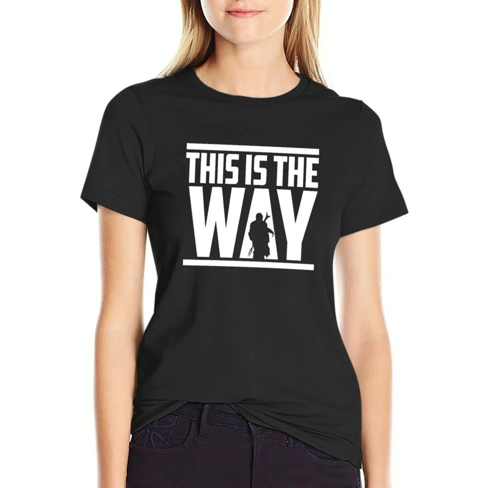

this is the way-quotes T-Shirt kawaii clothes graphics new edition anime clothes designer clothes Women luxury