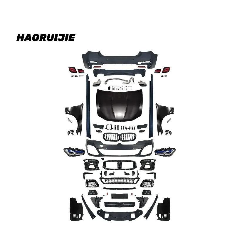 Zuimi الراقية عالية الجودة الجسم أطقم مصدات السيارة الأمامية مادة PP ل 5 سلسلة F10 ترقية قديمة جديد G30 M-TECH طقم الجسم #2