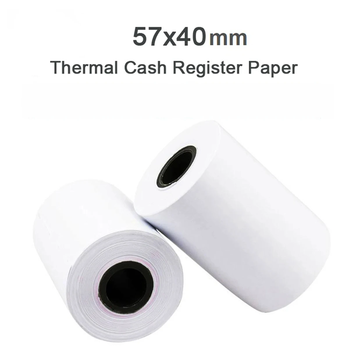 

57x40mm POS Thermal Paper Rolls - Supermarket Receipt Printer Paper, Fast Shipping Thermal Rolls