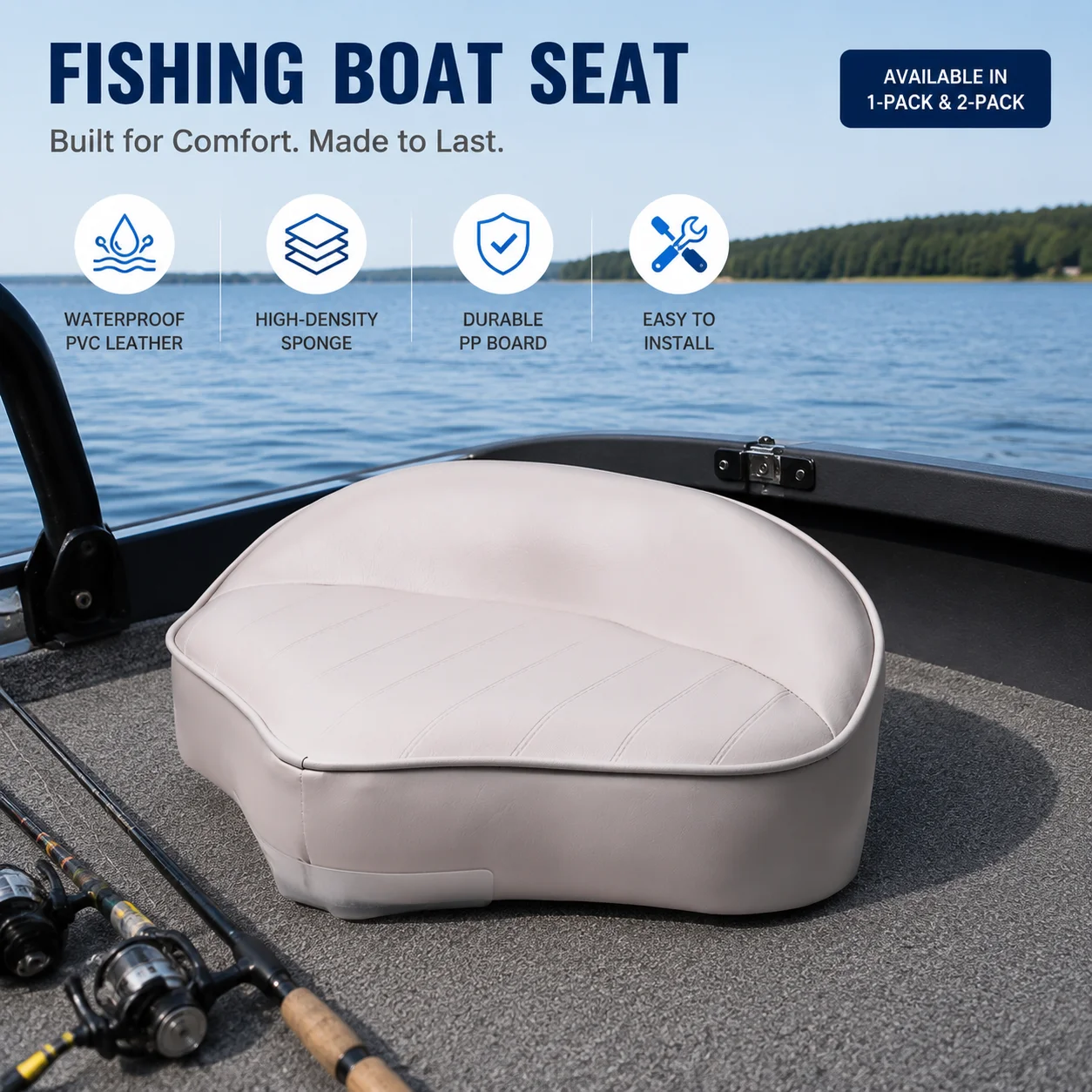 15 inch Casting Deck Bootstoel - Fishing Boat Seat recensie en prijs