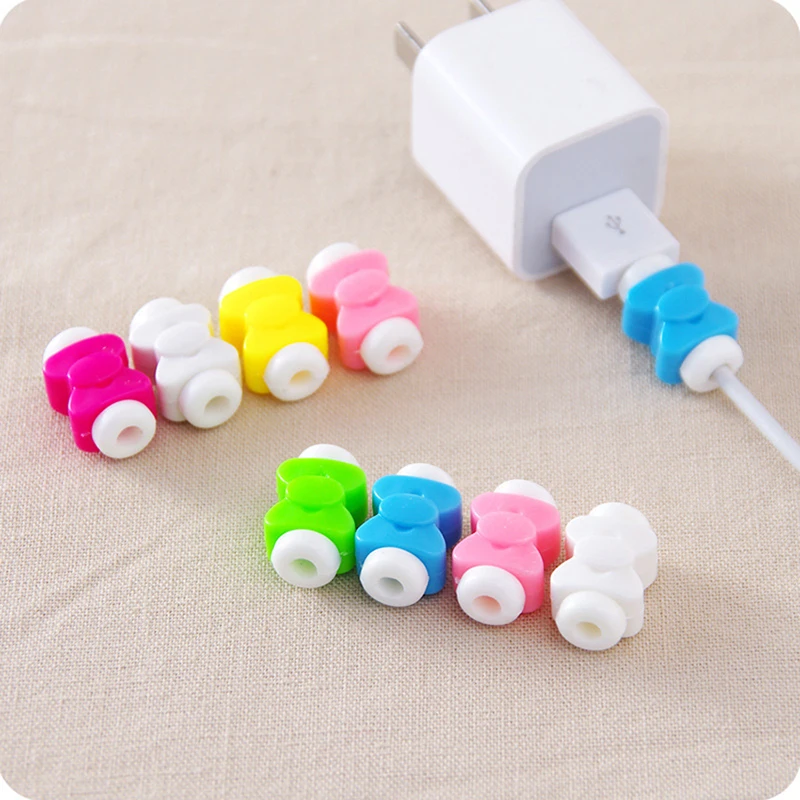 3PCS Protector Saver Cover for Phones USB Charger Cable Cord Wire Data Charger Line Protective Case